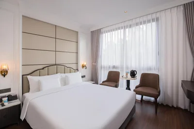 Deluxe Double Room — A25 - Premium Hotel - 95 Lò Đúc